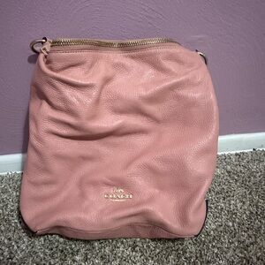 Coach Blush Pink Leather Shoulder Bag